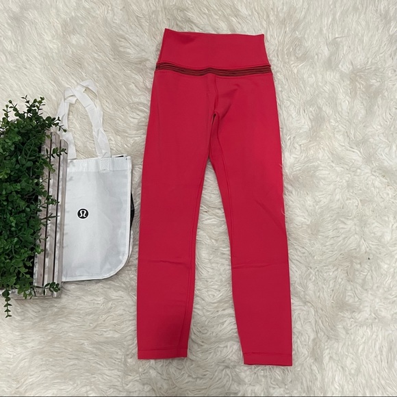 Lululemon Align Leggings 4 Hot Pink - Picture 1 of 5